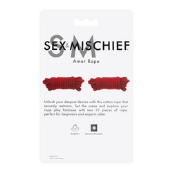 Sex &amp; Mischief - Amor Rope, 2 x 4,57 m