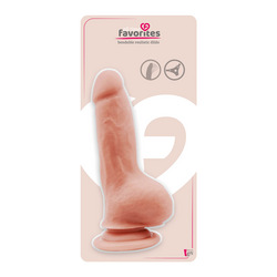 Bendable Realistic Dildo, 18 cm