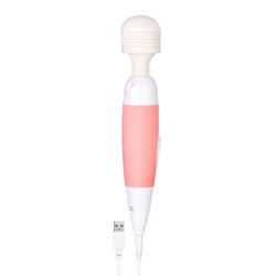 Wiederaufladbarer Silikon-Massager, 24,5 cm