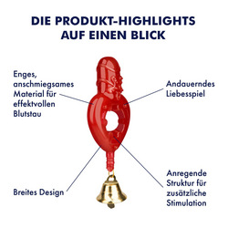 Penisring mit Glöckchen, 2   5 cm