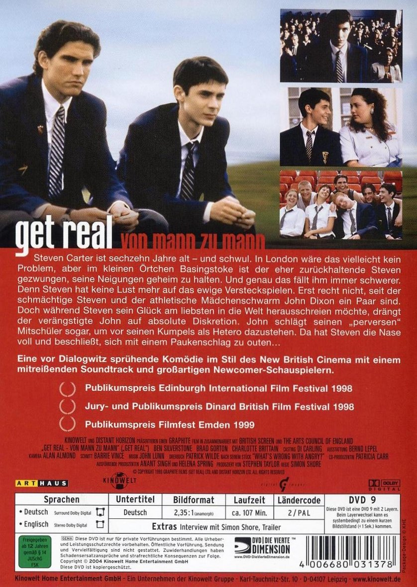 Get Real Von Mann Zu Mann Film Get Real - Von Mann zu Mann: DVD oder Blu-ray leihen - VIDEOBUSTER.de