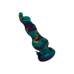Monster-Dildo mit wilder Tentakelstruktur, 25 cm