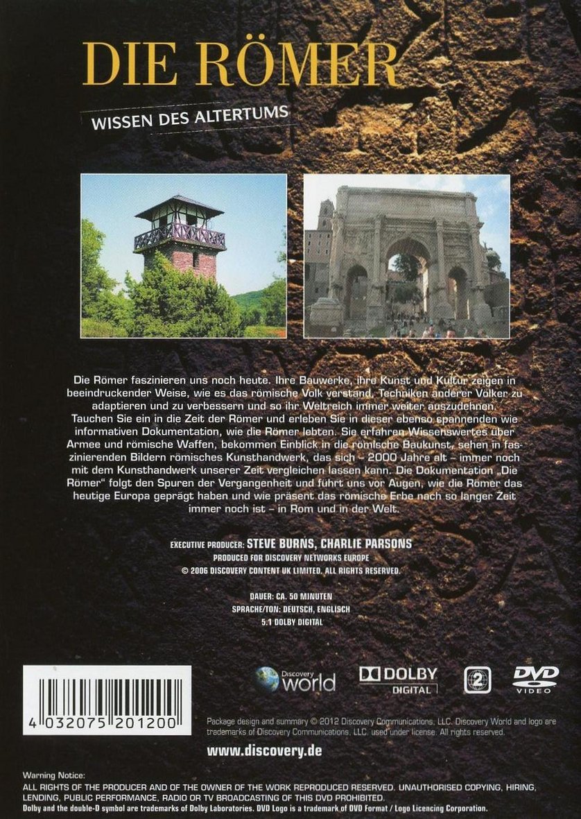 Die Römer: DVD oder Blu-ray leihen - VIDEOBUSTER.de