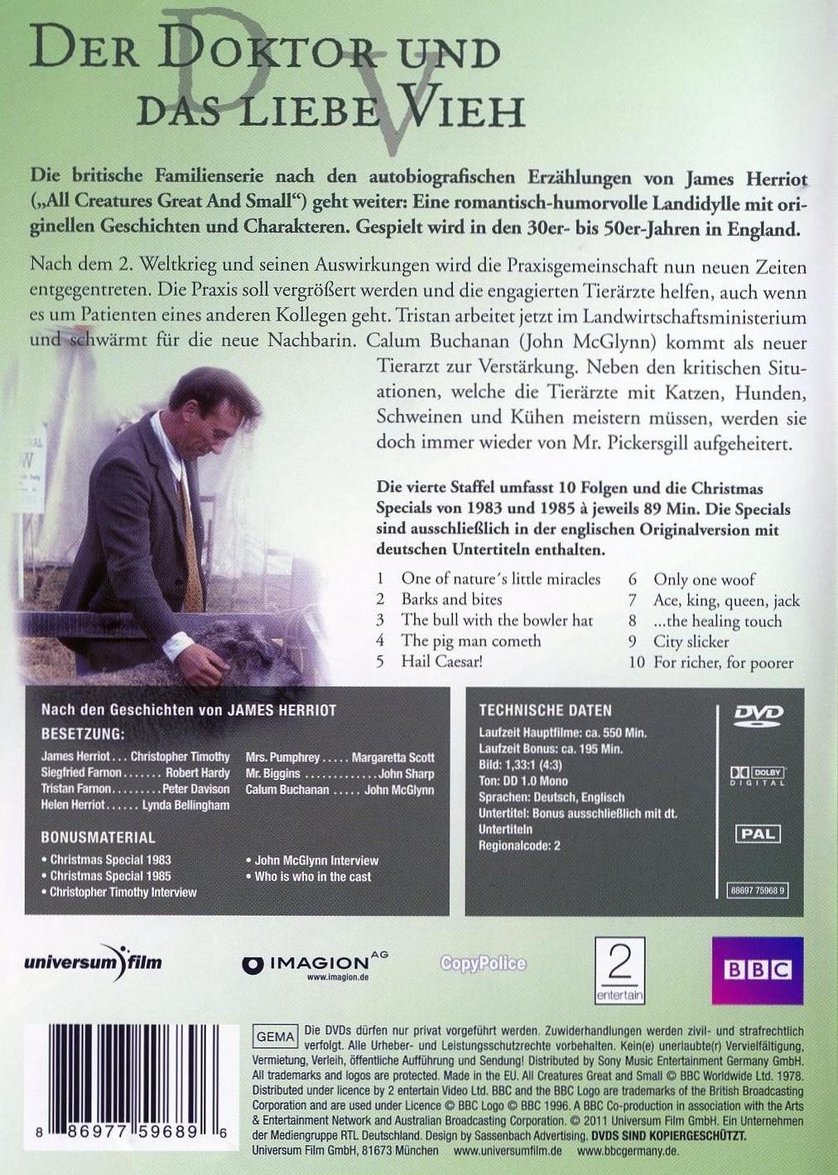 Der Doktor Und Das Liebe Vieh - Staffel 4: DVD Oder Blu-ray Leihen