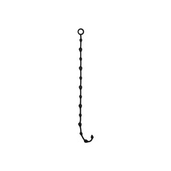 XXL-Analkette aus Silikon, 107 cm