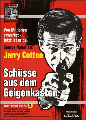 G-man Jerry Cotton 1 - Schüsse aus dem Geigenkasten - Poster 1