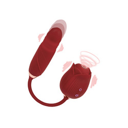 2-in-1 Vibrator Suck &amp; Thrust, 30 cm