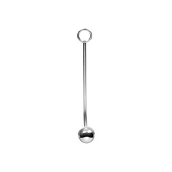Edelstahl Analhaken mit Kugel, 37 cm