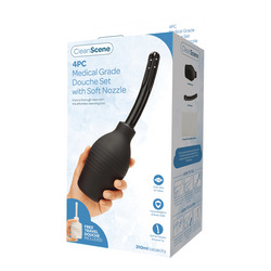Medical Grade Douche Set with Soft Nozzle, 25,4 cm