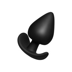 Dildo mit innenliegender Kugel aus Silikon, 7,5 cm