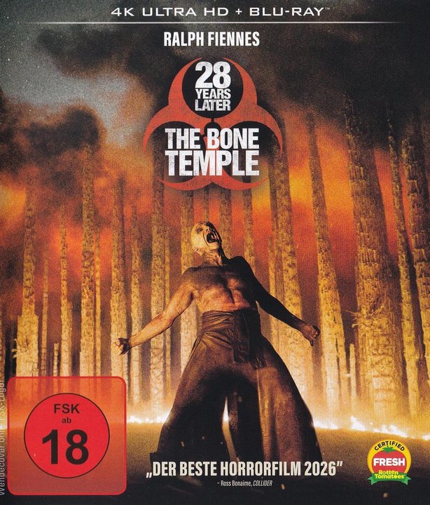 28 Years Later - The Bone Temple (4K UHD), gebraucht, ohne Cover