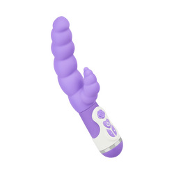 Silikon-Vibrator mit Struktur, 24 cm