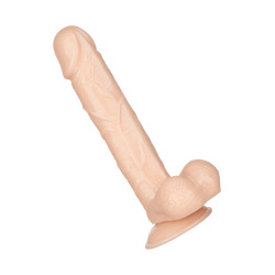 Naturdildo mit Saugfuß, 22,5 cm