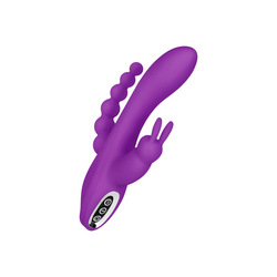 3 in 1 Rabbitvibrator, 21,5 cm