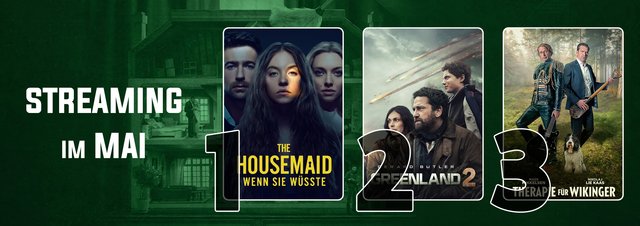Die Streaming-Charts Mai 2026: Therapeutische Unterhaltung zum sofortigen Genießen!