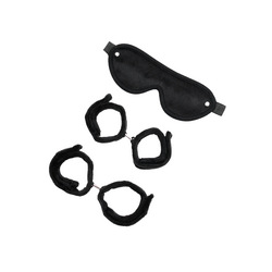 Fessel-Set mit Plüsch, 3 Teile