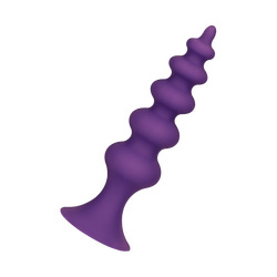 Strukturierter Silikon-Analdildo, 12 cm