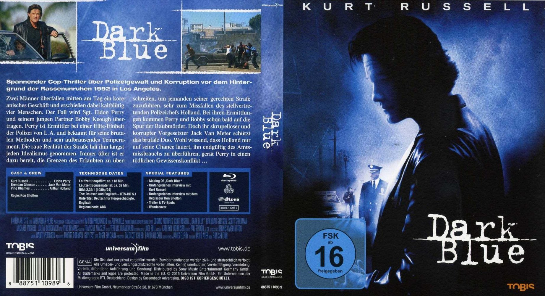 DER DIAMANTEN COP - VHS - Erstauflage - Großbox - Limited Blue - RARE
