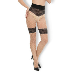 Diamond Fishnet Tights