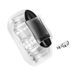 Handlicher Masturbator mit Vibro-Bullet,  9 cm