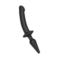 2-in-1 Dildo &amp; Buttplug - Größe S, 25 cm