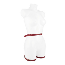 Bondage-Harness mit Handfesseln