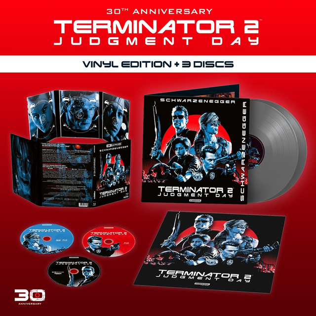 Terminator 2 - Limited 30th Anniversary Vinyl Edition (4K UHD + Blu-ray 3D + Blu-ray) (+ 2 Vinyl), neu - 1