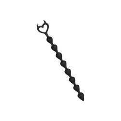 Freche Analkette aus Silikon, 36,5 cm