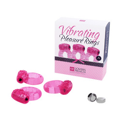 Pleasure Rings inkl. Batterien, 2 - 5 cm