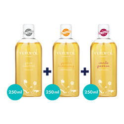 Sinnliches Massageöl-Set, 3 Teile