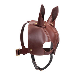 Ledermaske mit Ohren