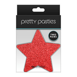Pretty Pasties - Glitter Stars, 2 Paar