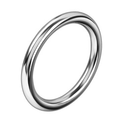 Nahtloser Eisen-Penisring, 4,5 cm