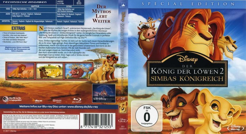 Der Konig Der Lowen 2 Simbas Konigreich Dvd Oder Blu Ray Leihen Videobuster De