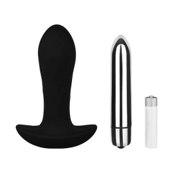 Analplug aus Silikon, 10,2 cm