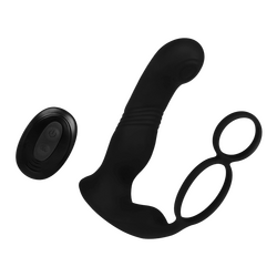 Prostata-Vibrator mit Stoßfunktion, 16 cm