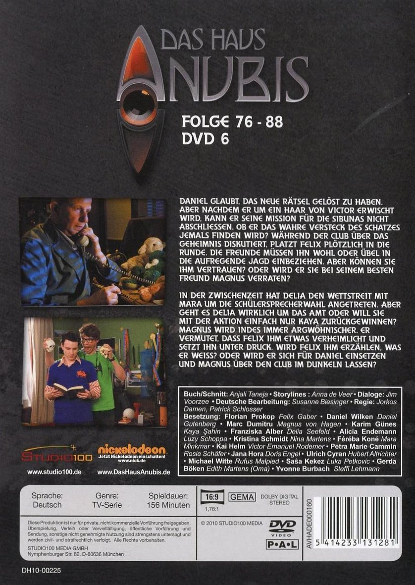 Das Haus Anubis Staffel 1 DVD oder Bluray leihen