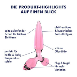 Satisfyer Triple Crystal 2, 22 cm