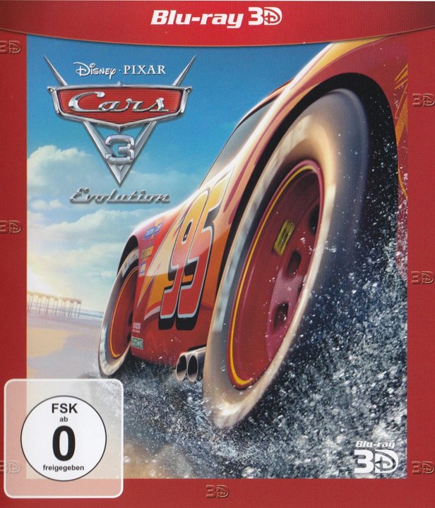 Cars 3 - Evolution (Blu-ray 3D), gebraucht, ohne Cover