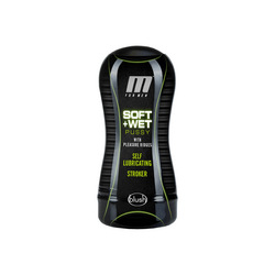 M For Men Soft And Wet Stroker, 15 cm