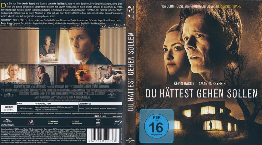 Du Hättest Gehen Sollen Film Stream Du hättest gehen sollen: DVD oder Blu-ray leihen - VIDEOBUSTER.de