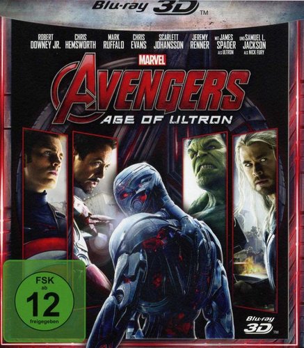 The Avengers 2 (Blu-ray 3D), gebraucht, ohne Cover