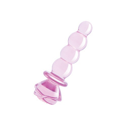 Glaze Glass - Rosebud Beaded Plug, 14 cm