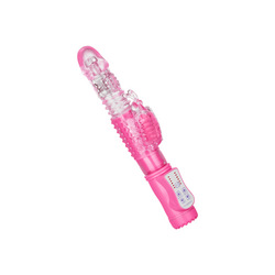 Stoßender Perlen vibrator, 26 cm