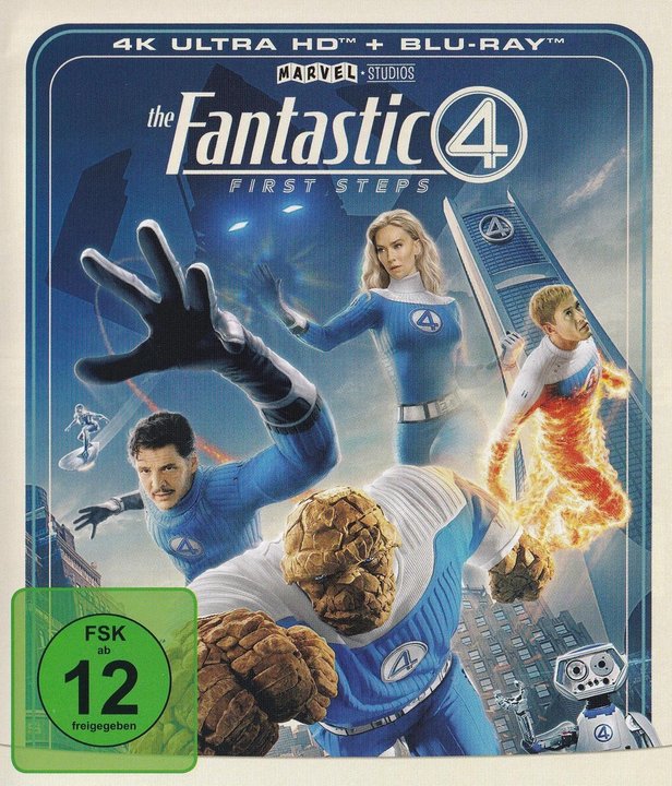 The Fantastic Four - First Steps (4K UHD), gebraucht, ohne Cover