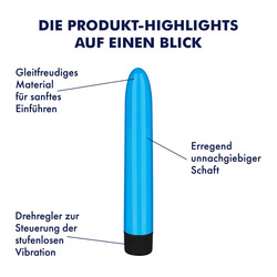 Kraftvoller Vibrator, 17,5 cm
