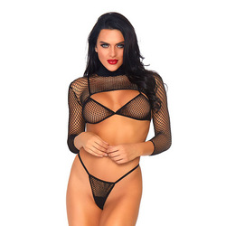 Industruial Net Bikini, 3 Teile