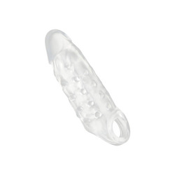 Clear Realistic Cock Enhancer, 22,5 cm