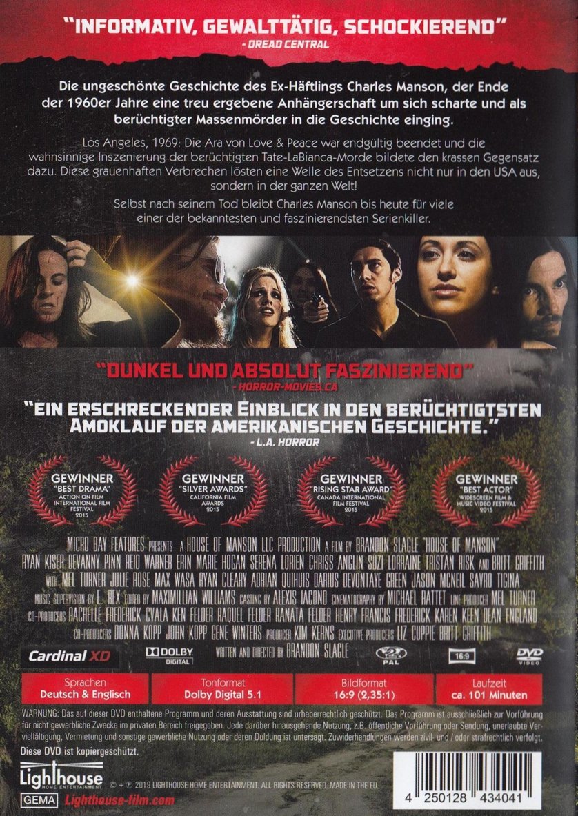 House of Manson DVD, Bluray oder VoD leihen VIDEOBUSTER.de
