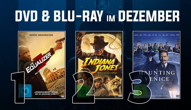 DVD & Blu-ray Charts Dezember 2023: Ein Blick zurück: Eure Dezember-Charts Heimkino-Hits!